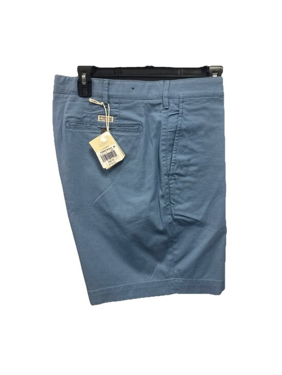 Faherty Island Life Shorts Organic Cotton Size Mens 36 Seaside Blue Chino Preppy - Picture 2 of 9